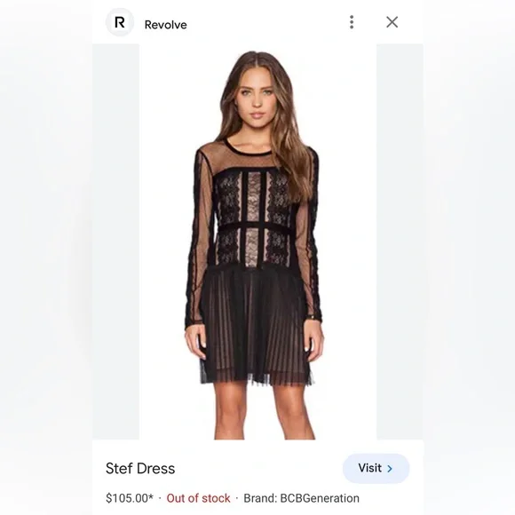 BCBGMax Azria Stef Dress Sz small - Picture 1 of 4